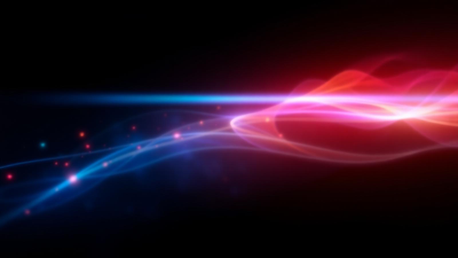 Colourful abstract light streaks representing AI generated video and media